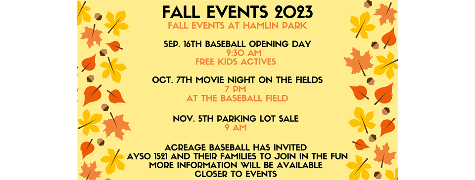 Special Events