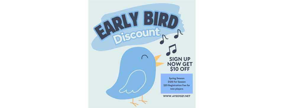 Fall 2025 Early Bird